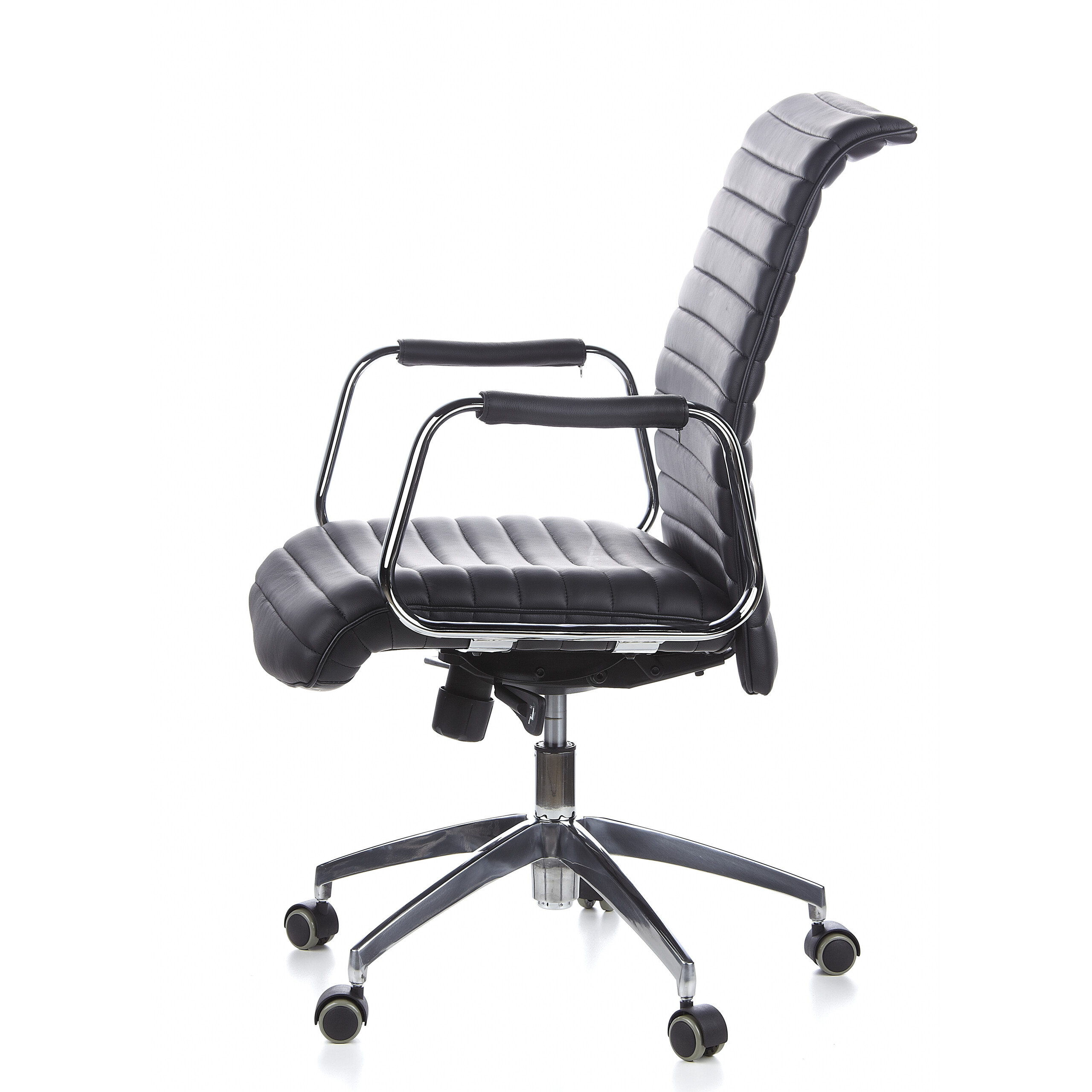 Bürostuhl Drehstuhl Leder Chefsessel Schreibtischstuhl ASPERA 10 hjh OFFICE - Bild 33 von 35