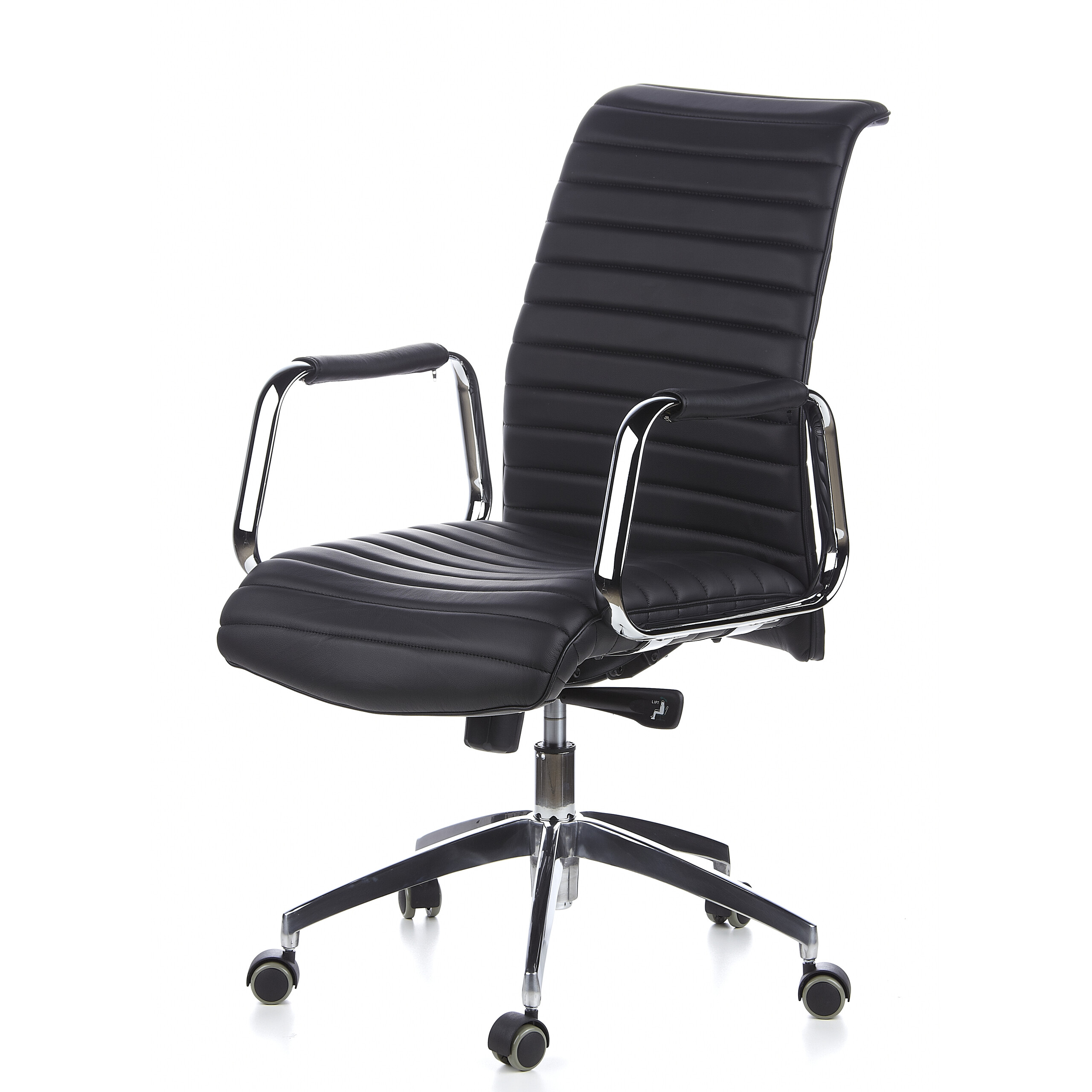 Bürostuhl Drehstuhl Leder Chefsessel Schreibtischstuhl ASPERA 10 hjh OFFICE - Bild 34 von 35