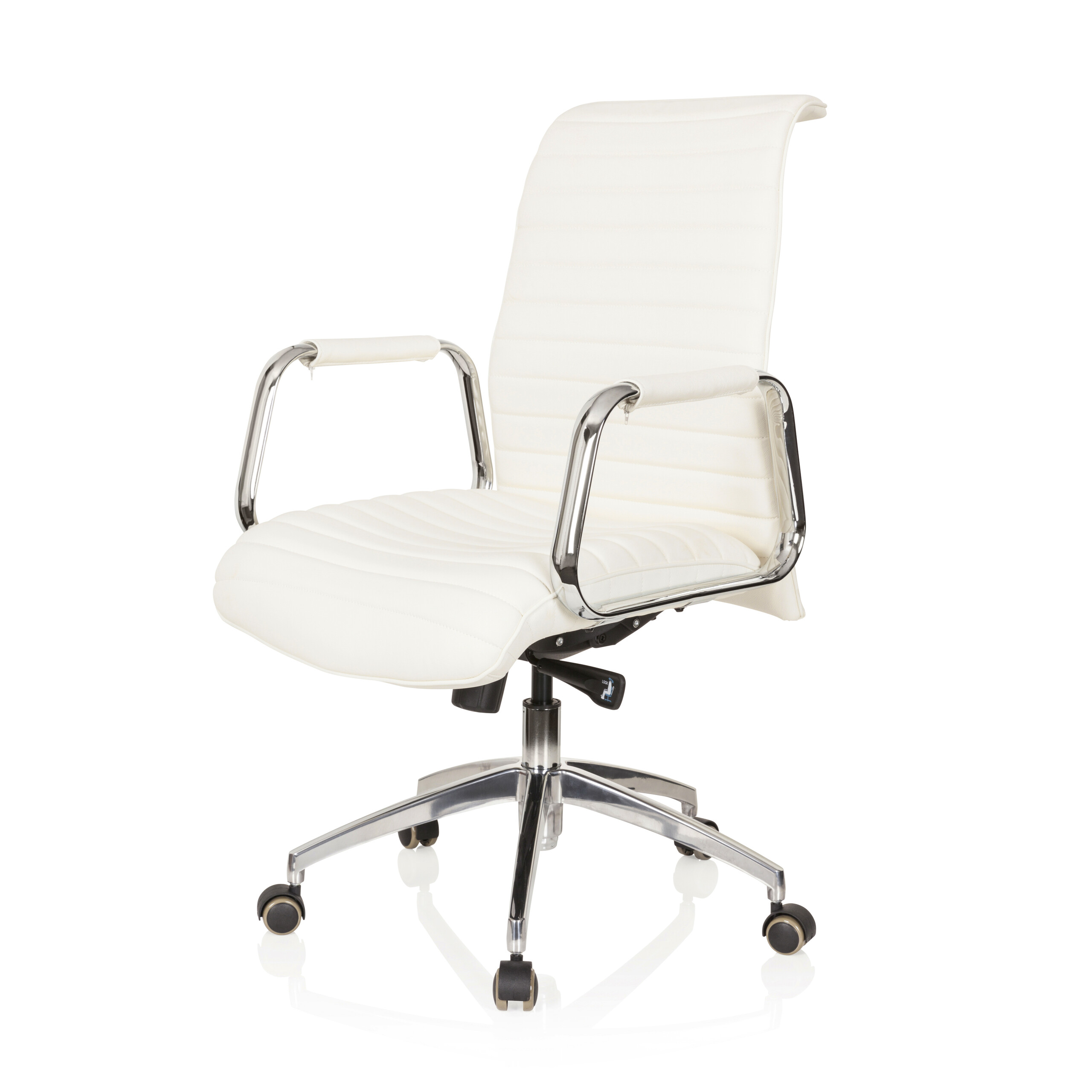 Bürostuhl Drehstuhl Leder Chefsessel Schreibtischstuhl ASPERA 10 hjh OFFICE - Bild 27 von 35