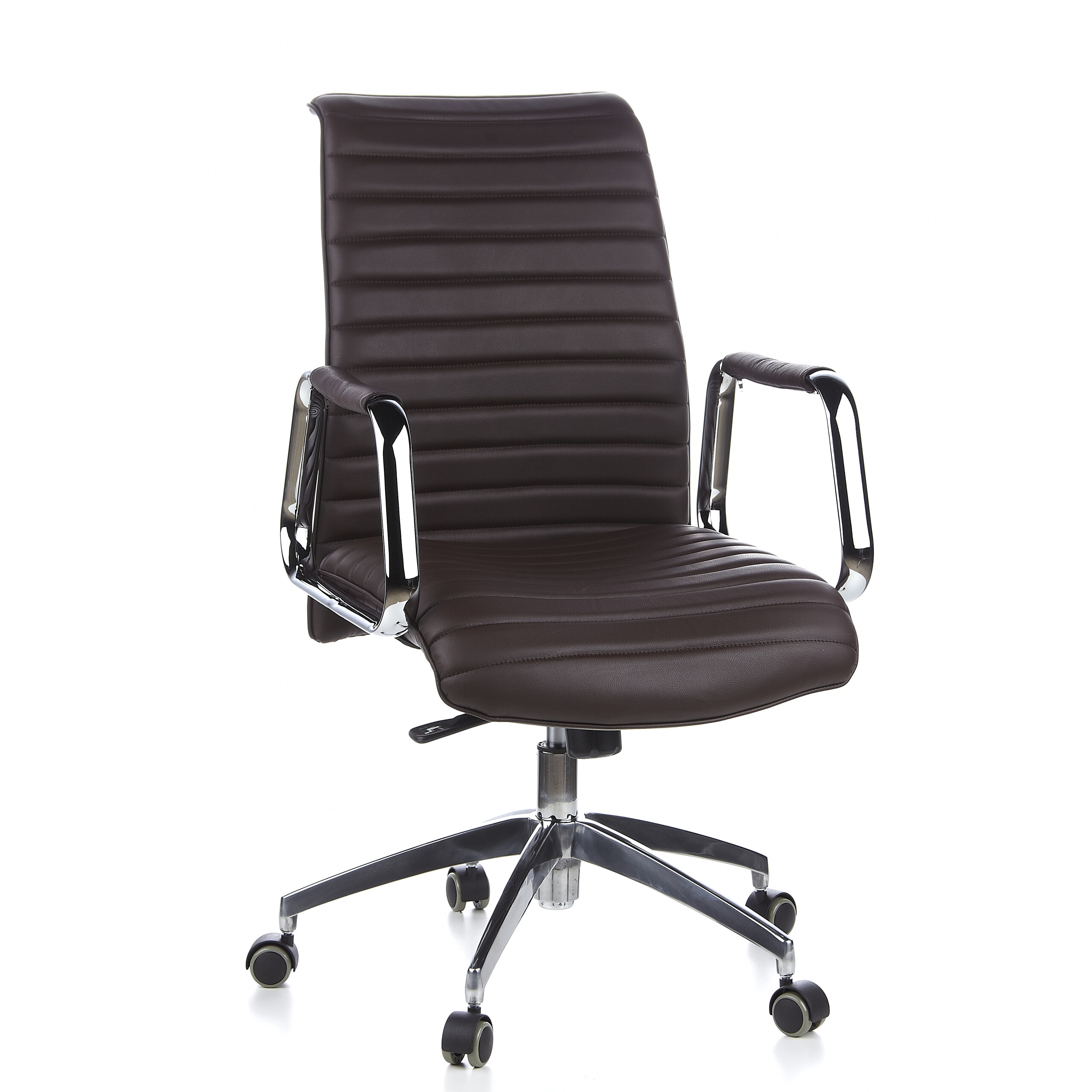 Bürostuhl Drehstuhl Leder Chefsessel Schreibtischstuhl ASPERA 10 hjh OFFICE - Bild 7 von 35