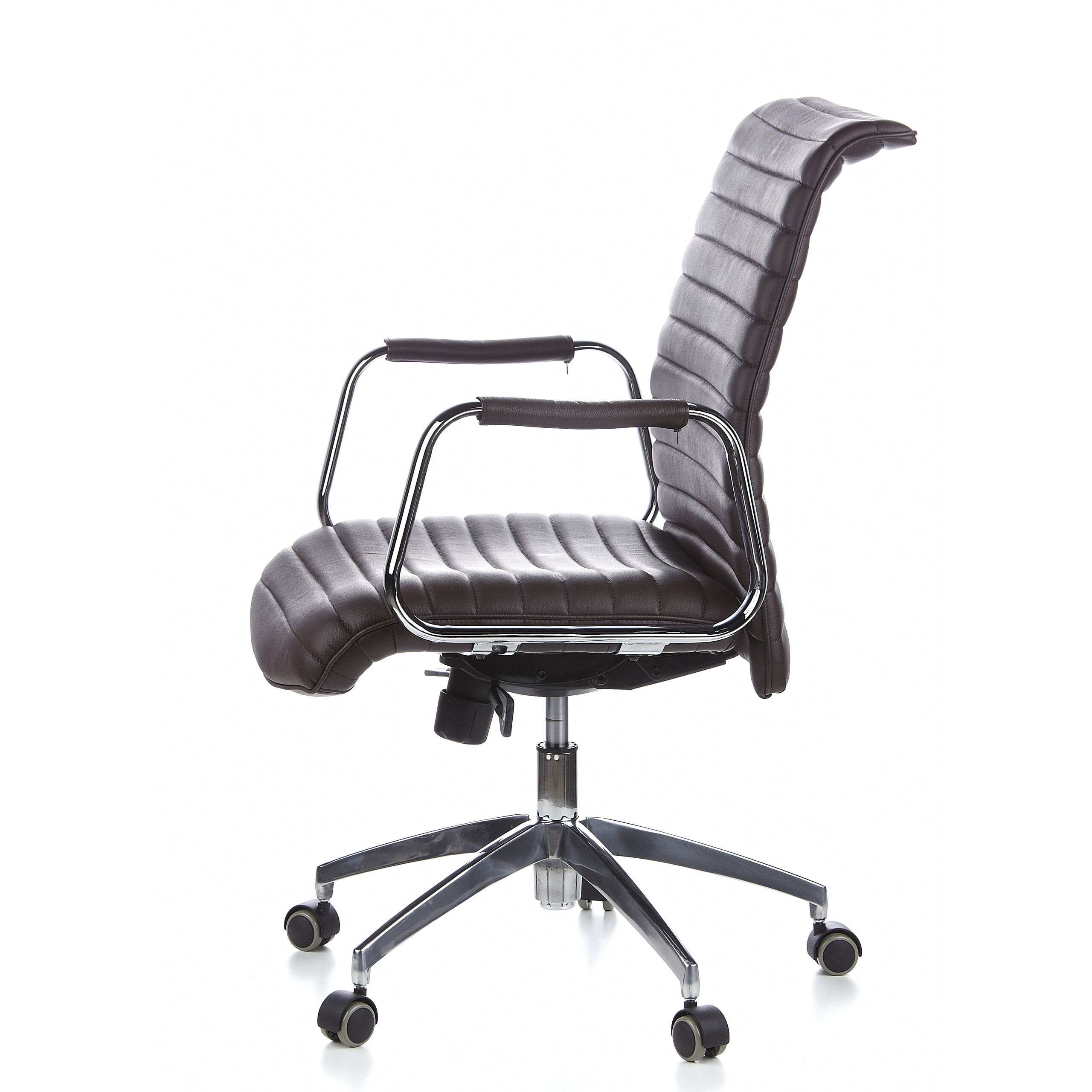 Bürostuhl Drehstuhl Leder Chefsessel Schreibtischstuhl ASPERA 10 hjh OFFICE - Bild 15 von 35