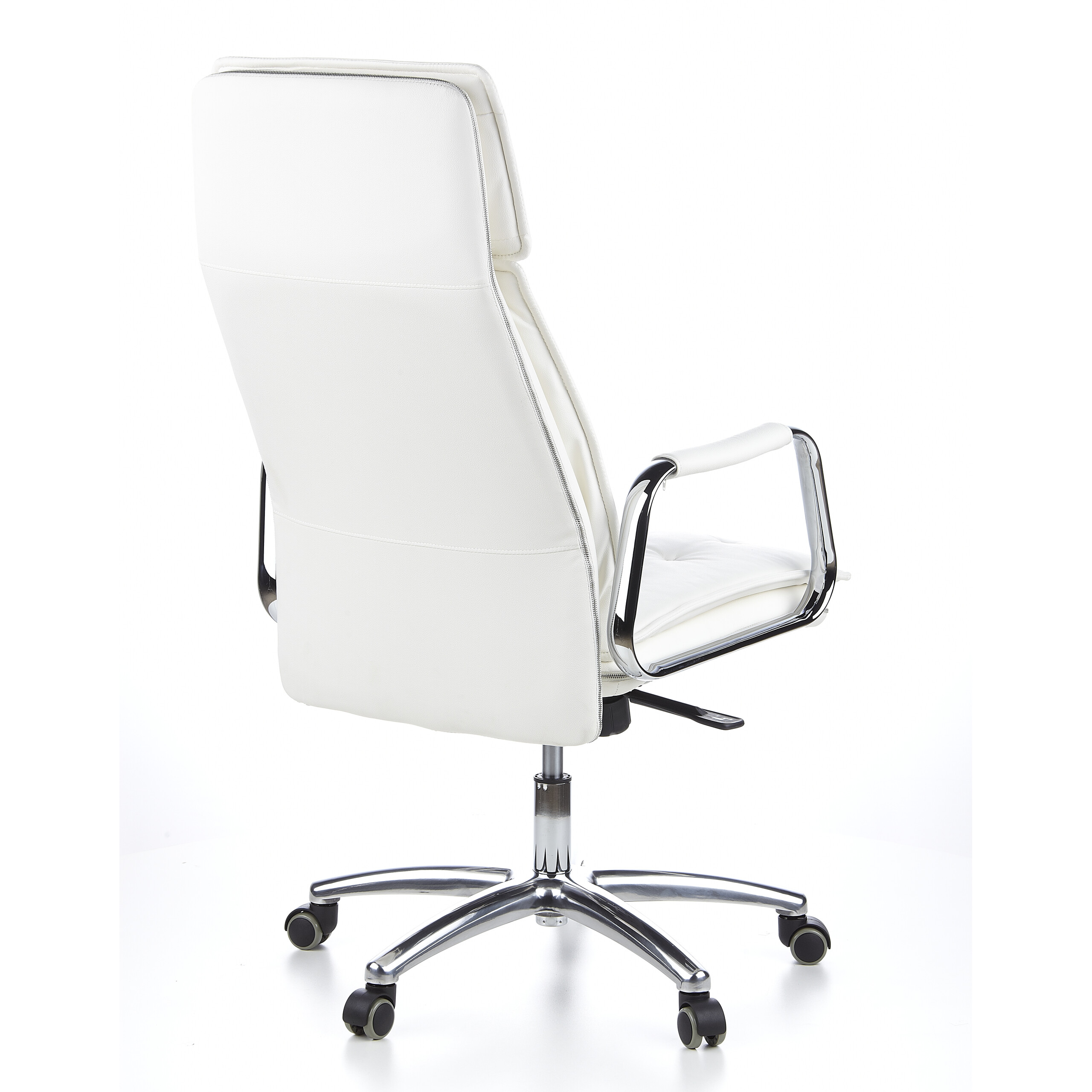 Drehstuhl Chefsessel Leder Bürostuhl XXL Schwarz Braun Weiß VILLA 20 hjh OFFICE - Bild 20 von 32