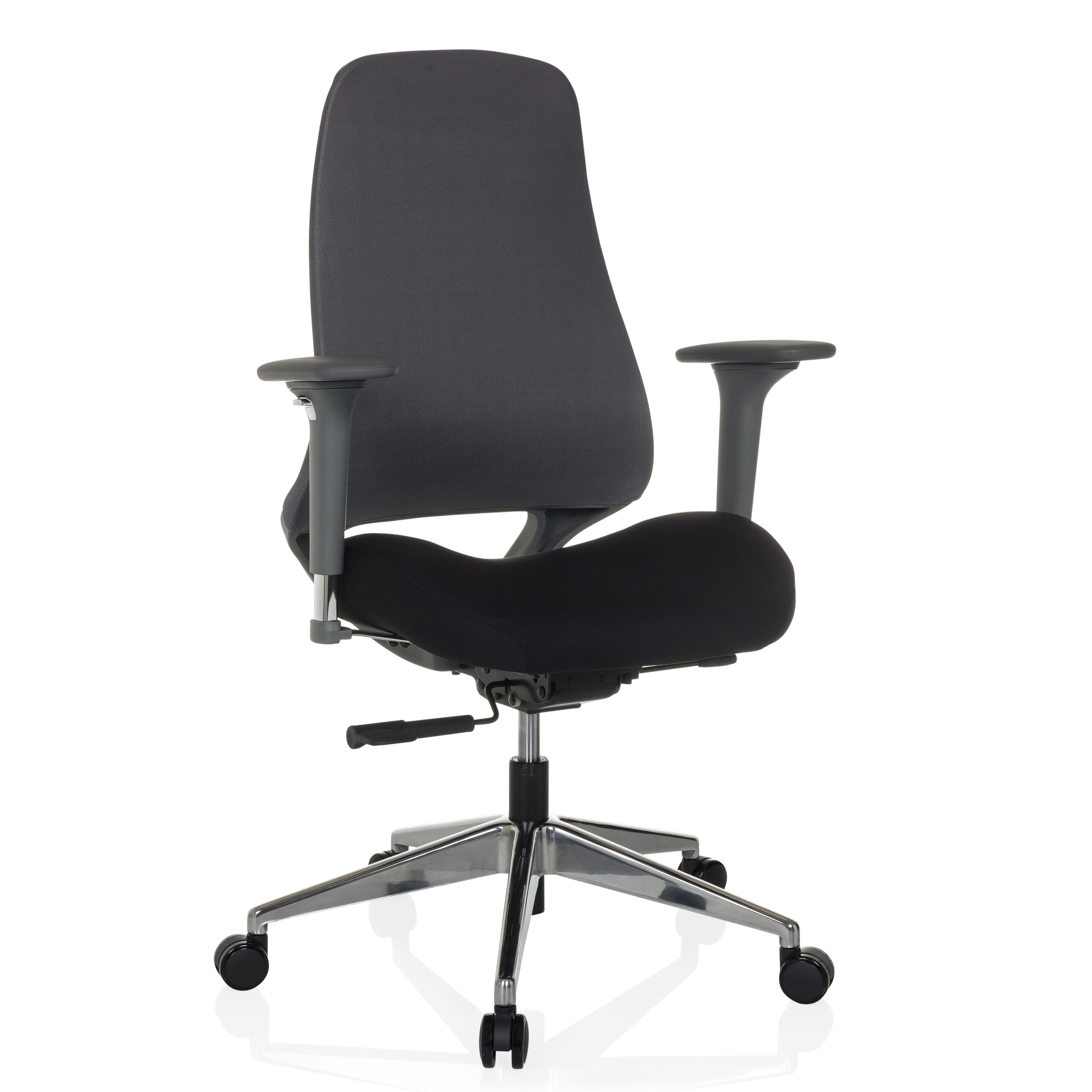 Bürostuhl ergonomisch geformt Muldensitz Drehstuhl Schreibtischstuhl hjh OFFICE - Bild 25 von 35