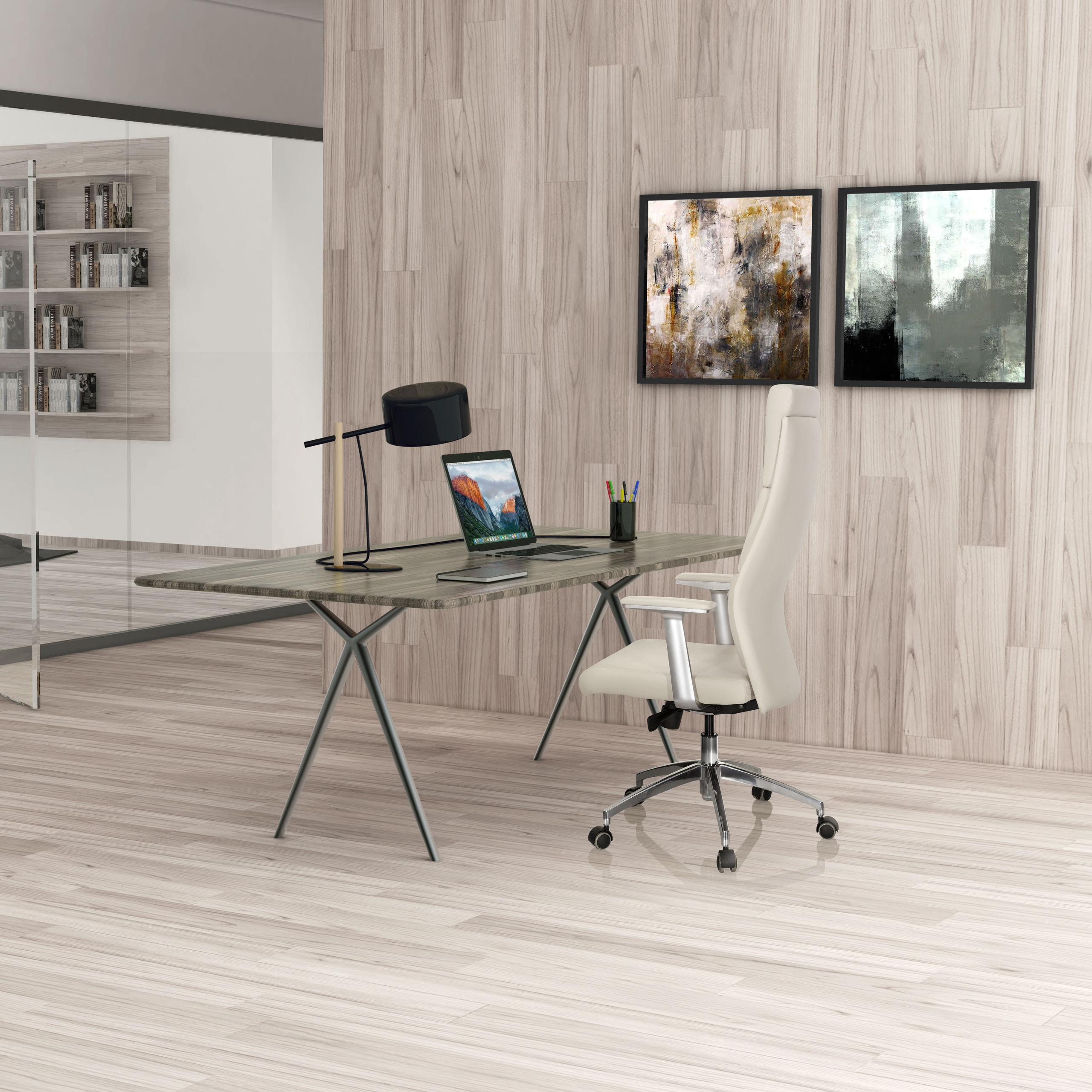 Bürostuhl Drehstuhl Schreibtischstuhl Chefsessel Leder XXL MONZA 20 hjh OFFICE - Bild 20 von 34