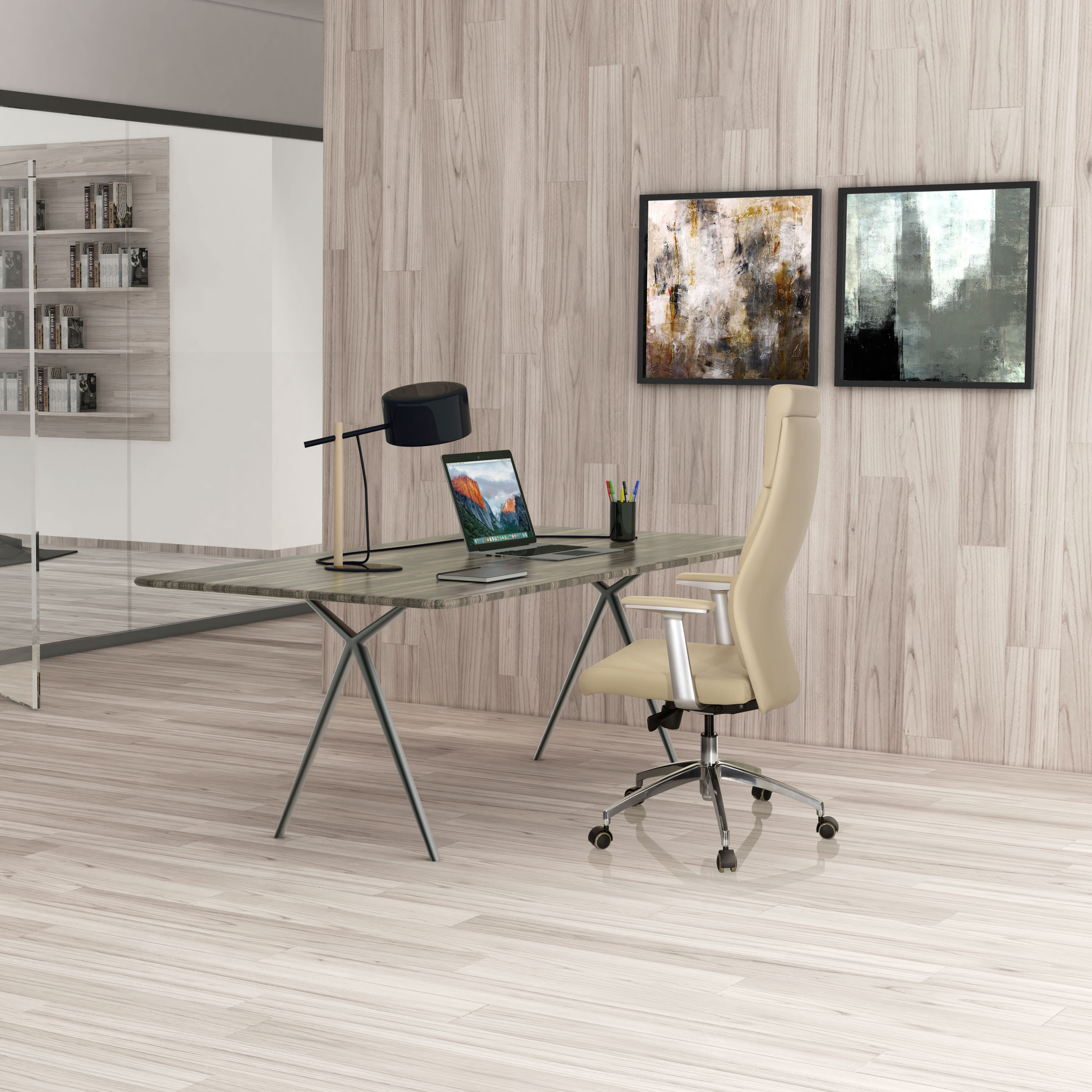 Bürostuhl Drehstuhl Schreibtischstuhl Chefsessel Leder XXL MONZA 20 hjh OFFICE - Bild 9 von 34