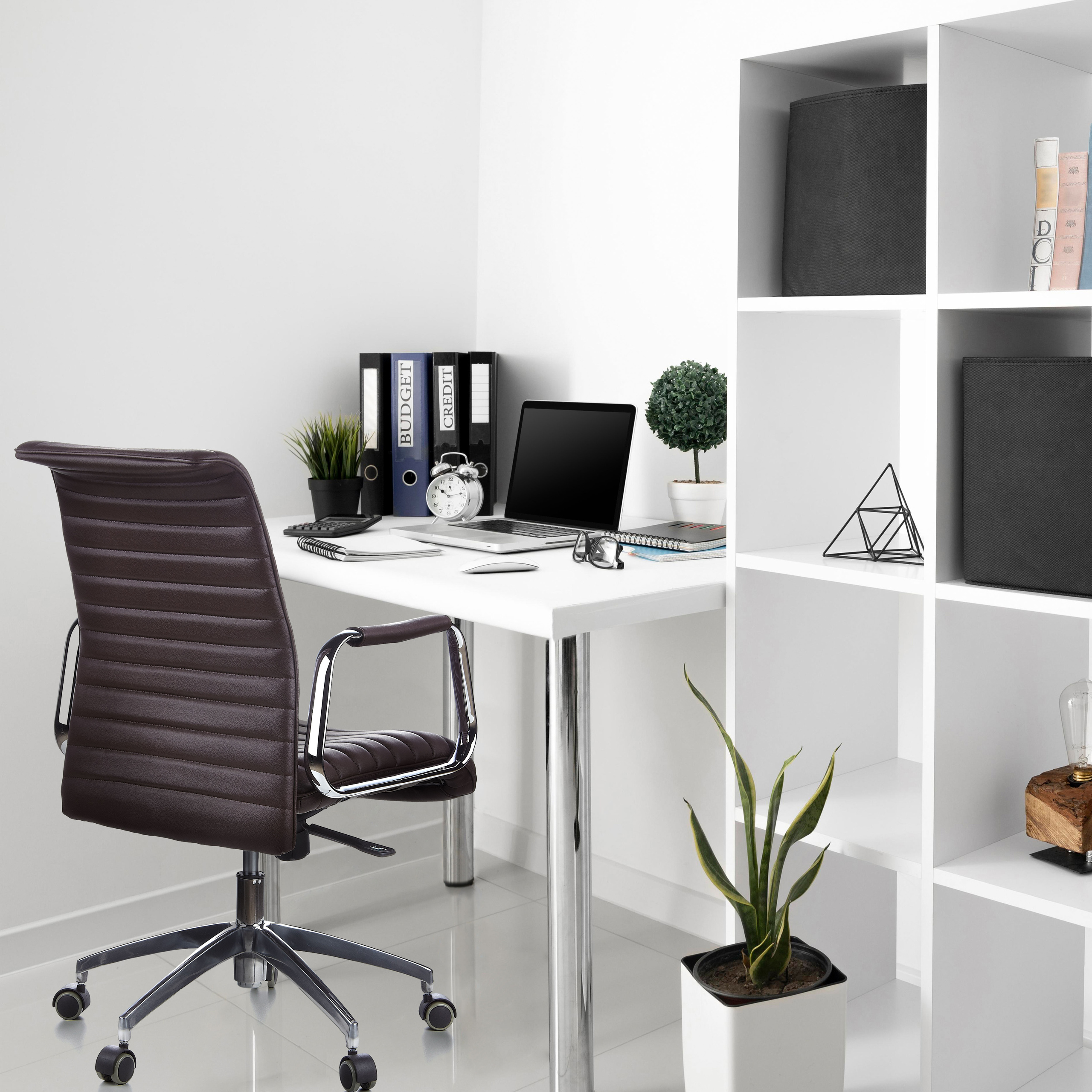 Bürostuhl Drehstuhl Leder Chefsessel Schreibtischstuhl ASPERA 10 hjh OFFICE - Bild 10 von 35