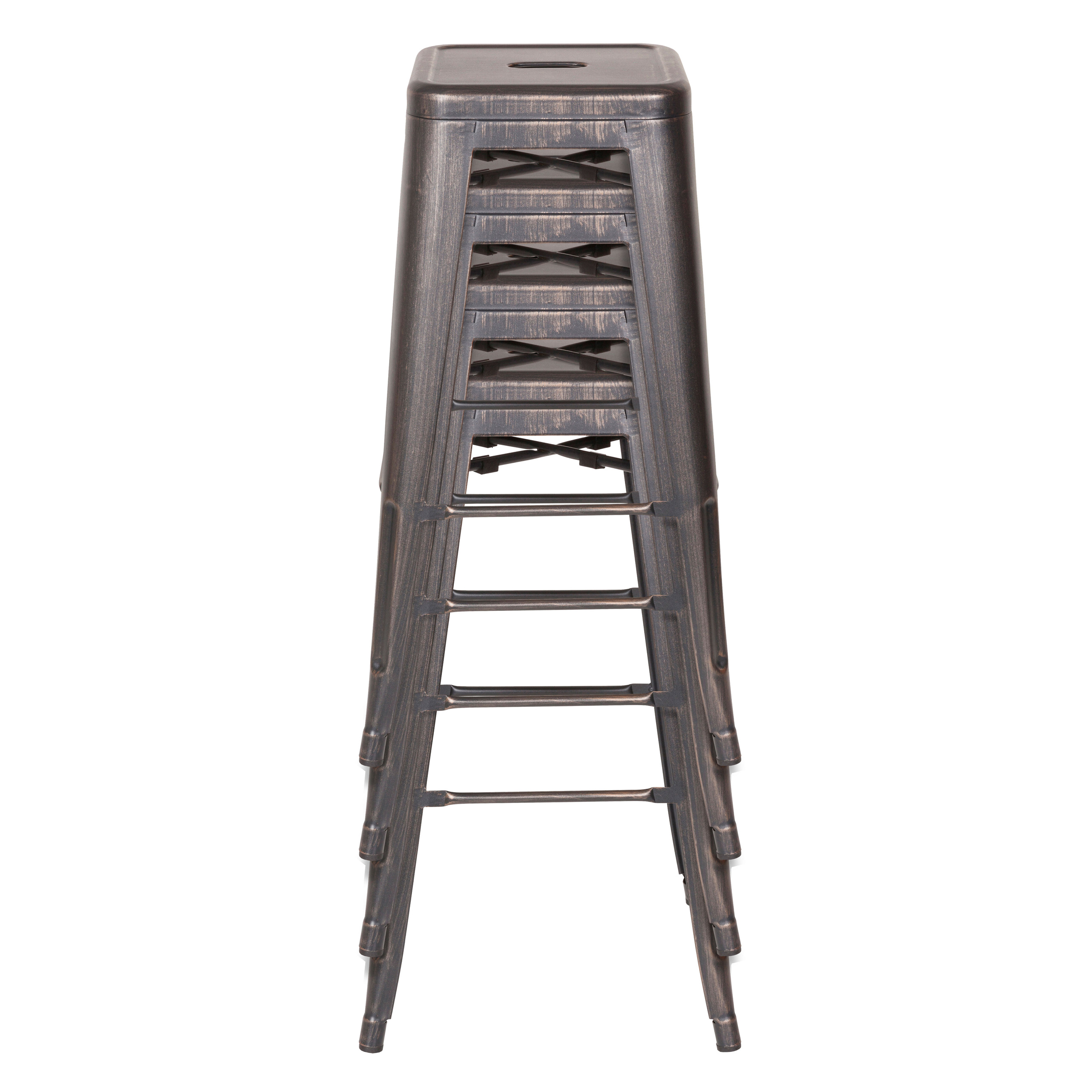 Taburete de bar taburete de bar taburete silla de bar metal industrial alta estabilidad bar cocina - Imagen 103 de 120