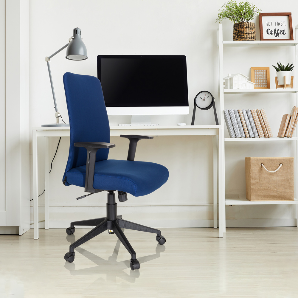 Bürostuhl Drehstuhl Schreibtischstuhl Stoff robust 2 Farben COSIO I hjh OFFICE