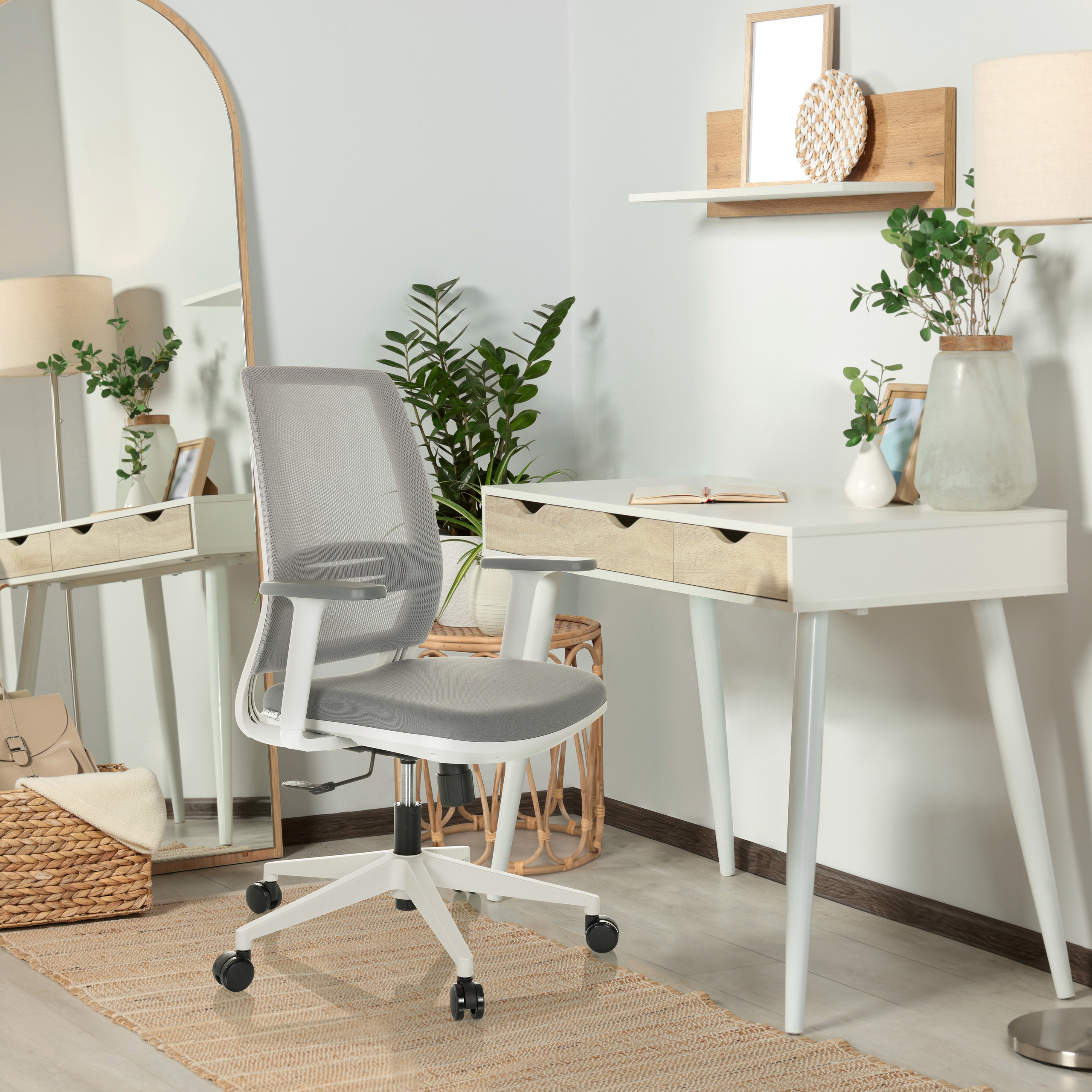 Schreibtischstuhl Bürostuhl ergonomisch Mesh Drehstuhl PROFONDO Netz hjh OFFICE - Bild 19 von 24